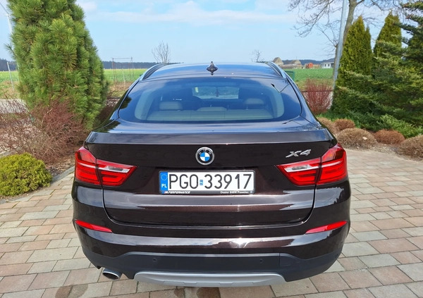 BMW X4 cena 89900 przebieg: 154655, rok produkcji 2015 z Stepnica małe 67